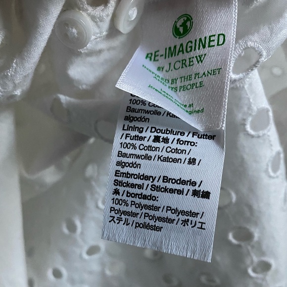 SOLD! 🤍J. CREW Eyelet Blouse w/tank! - Picture 6 of 9